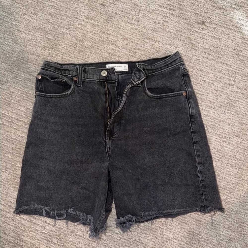 Abercrombie & Fitch Black Jean Shorts